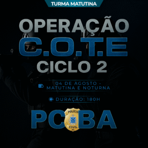 TURMA COTE - CICLO II - PCBA (MANHÃ)