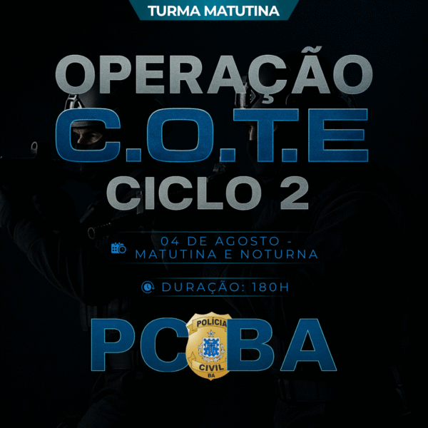 TURMA COTE - CICLO II - PCBA (MANHÃ)