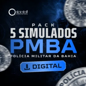 PACK DE SIMULADOS – 30º ao 34º – SD PMBA (Digital)
