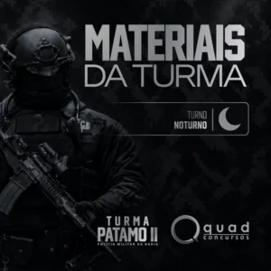 MATERIAIS DIÁRIOS – SD PATAMO II [N] (27/07)