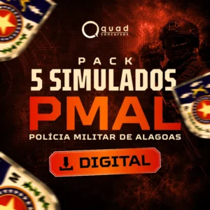 PACK DE SIMULADOS – 1º ao 5º – PMAL (Digital)