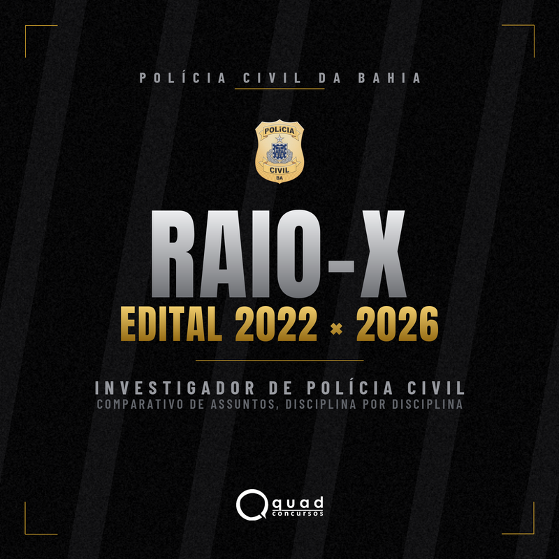 RAIO -X – PCBA (INVESTIGADOR) | EDITAIS 2022 x 2026