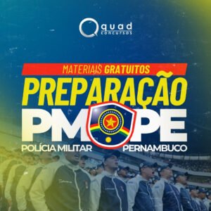 PREPARAÇÃO PMPE — MATERIAIS GRATUITOS