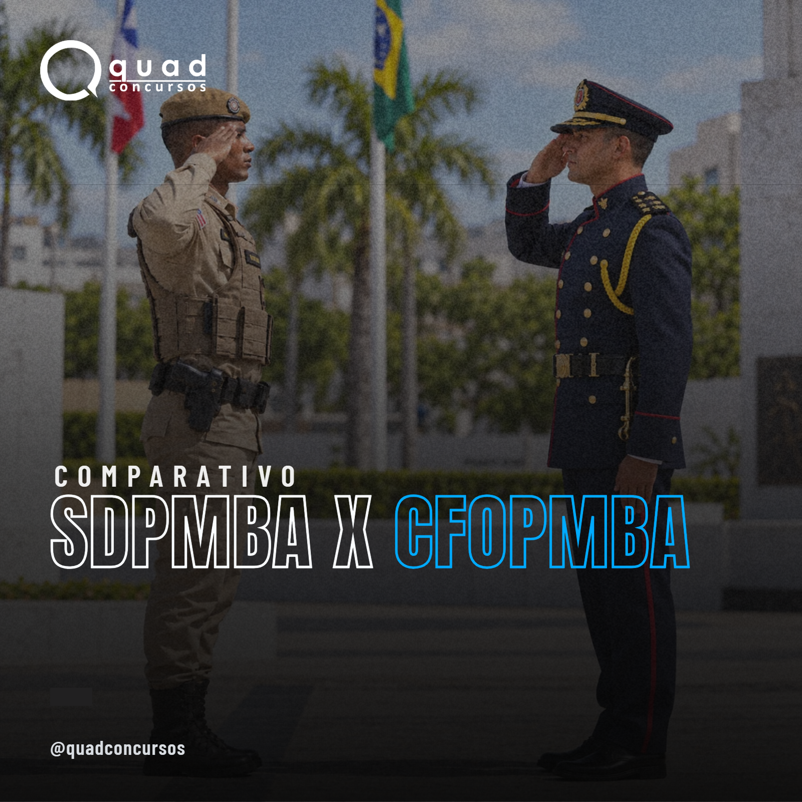QUADRO COMPARATIVO — SD PMBA X CFO PMBA