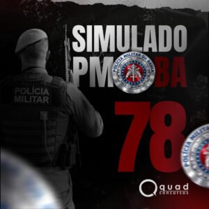 SIMULADO 78 – SD PMBA – PRÉ-EDITAL (Presencial)